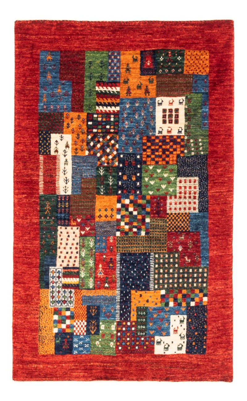 Loribaft Tapete 129x81cm - Perserteppich Wollteppich