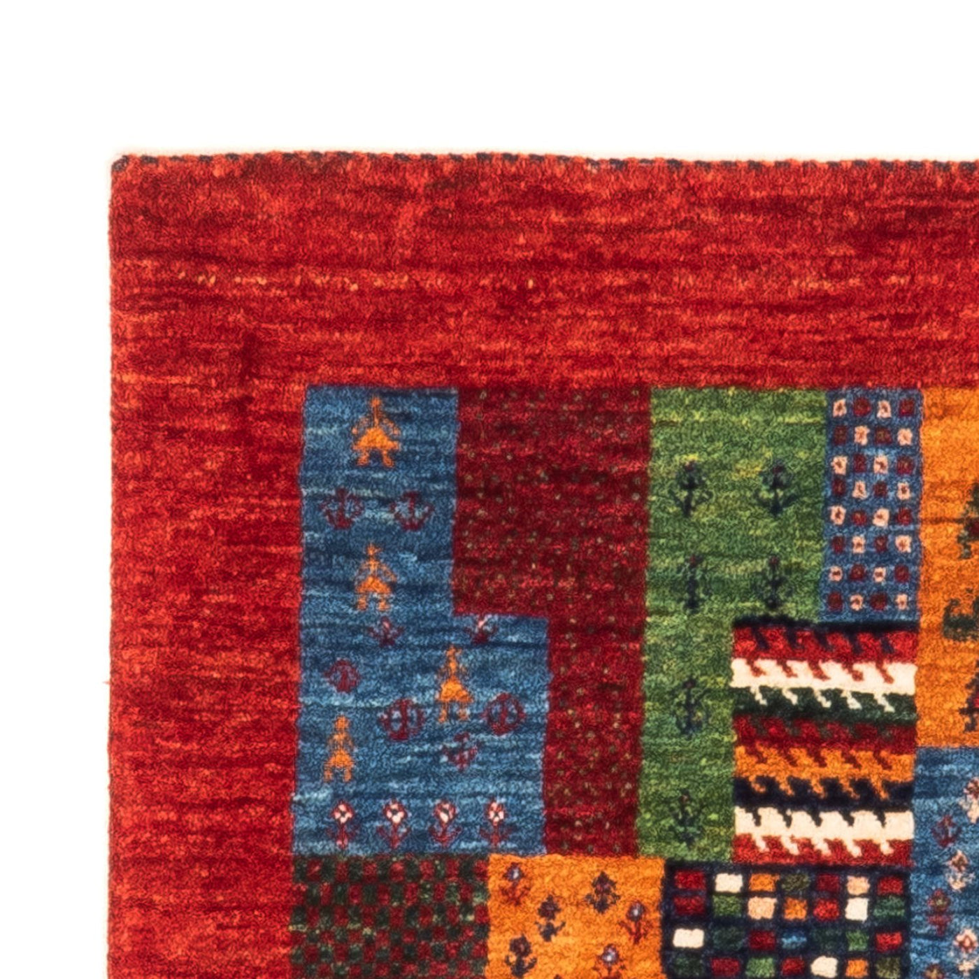 Loribaft Tapete 129x81cm - Perserteppich Wollteppich