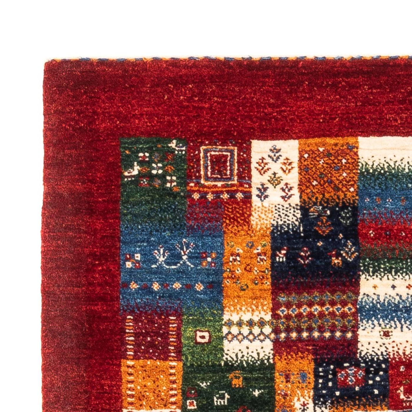 Loribaft Tapete 123x89cm - Perserteppich Wollteppich