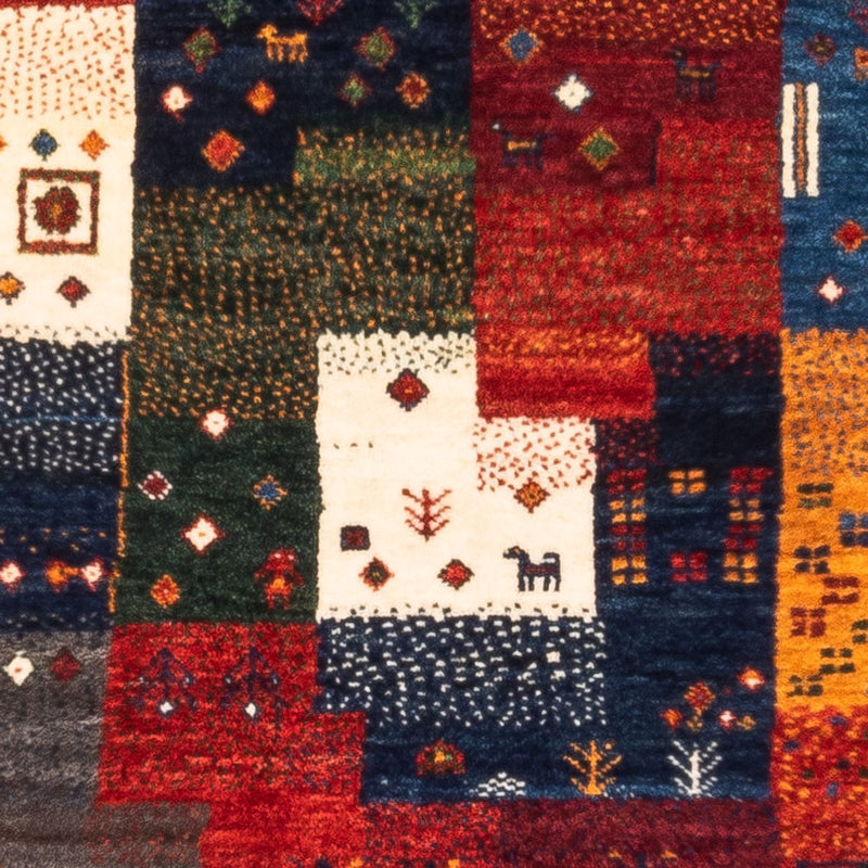 Loribaft Tapete 132x82cm - Perserteppich Wollteppich