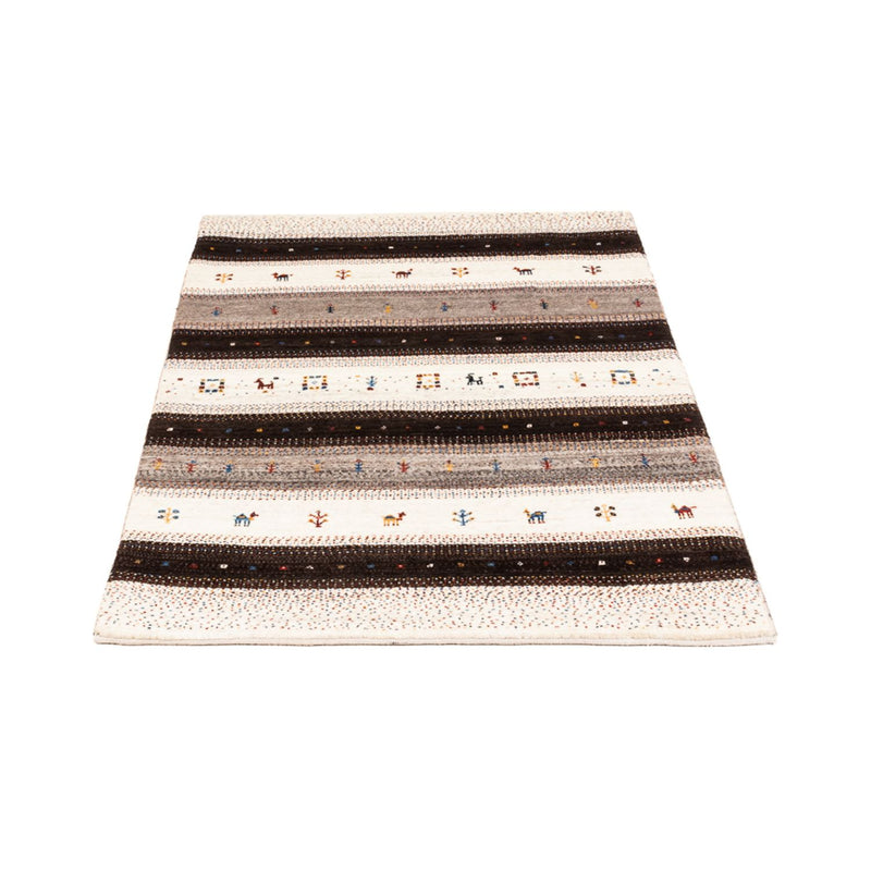 Tapete Gabbeh - Loribaft Persa - Real - 134 x 84 cm - castanho