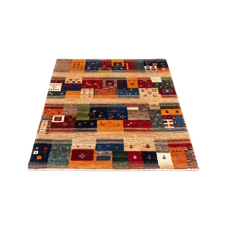 Tapete Gabbeh - Loribaft Persa - Real - 132 x 84 cm - multicolorido