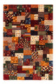Tapete Gabbeh - Loribaft Persa - Real - 137 x 92 cm - multicolorido