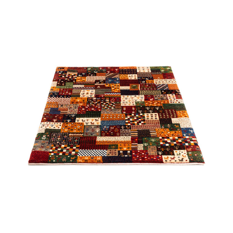 Tapete Gabbeh - Loribaft Persa - Real - 137 x 92 cm - multicolorido