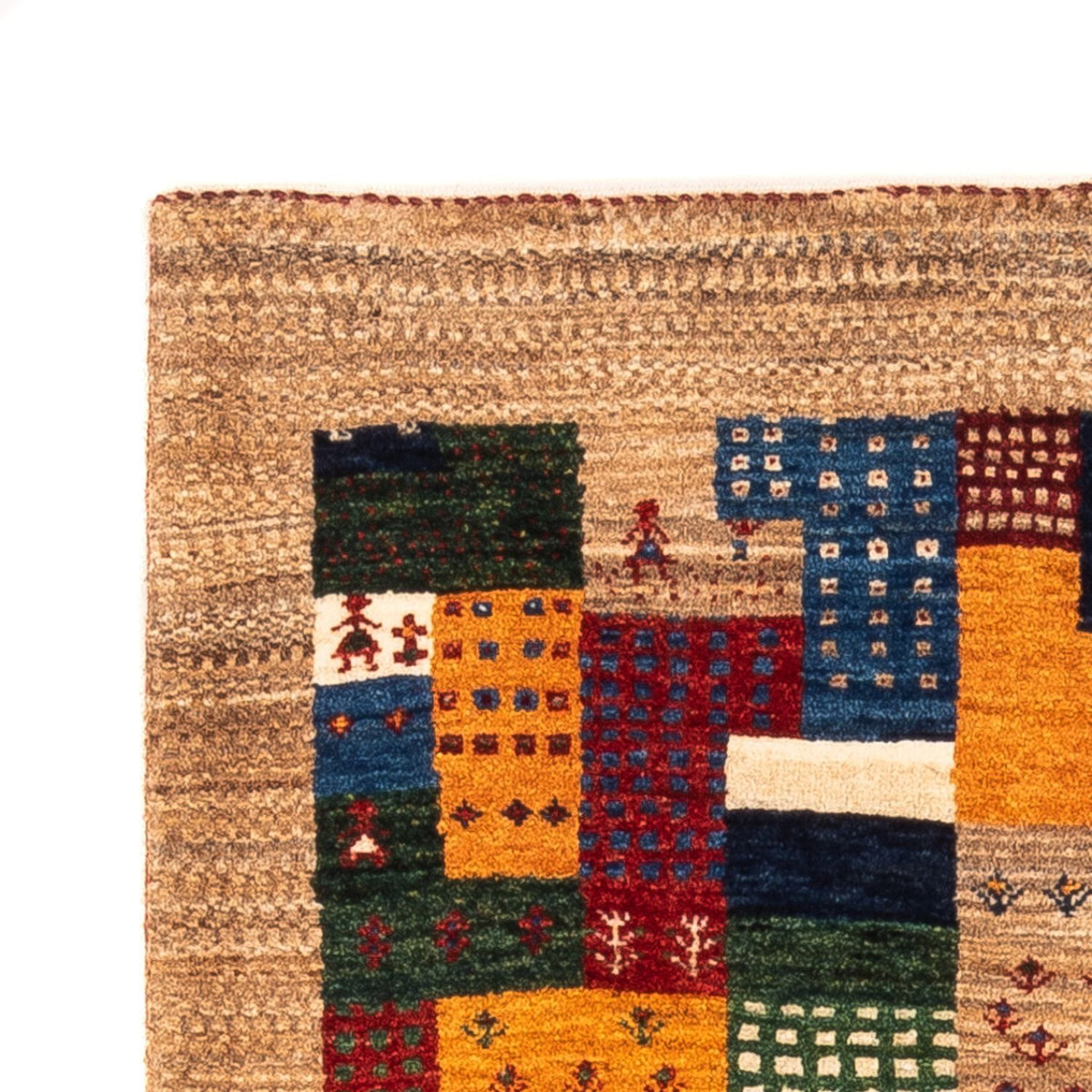 Loribaft Tapete 82x123cm - Perserteppich Wollteppich