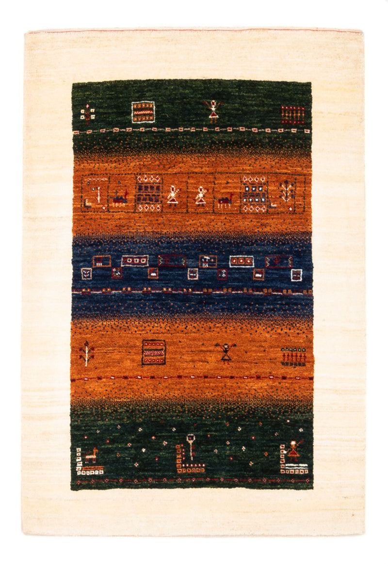 Loribaft Tapete 129x88cm - Perserteppich Wollteppich
