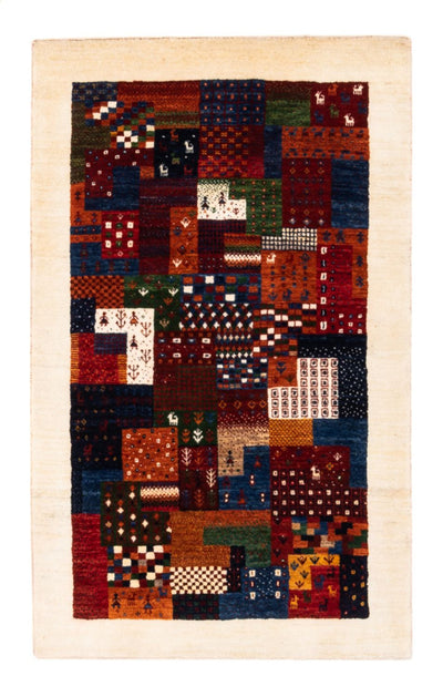 Loribaft Tapete 84x134cm - Perserteppich Wollteppich