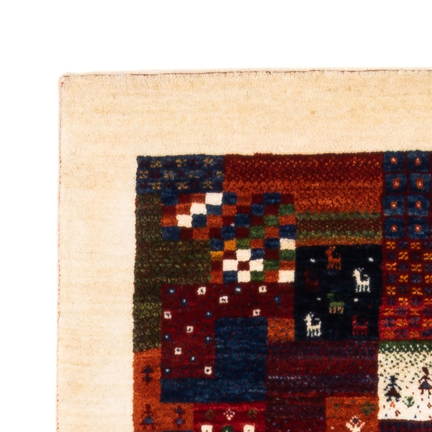 Loribaft Tapete 134x84cm - Perserteppich Wollteppich