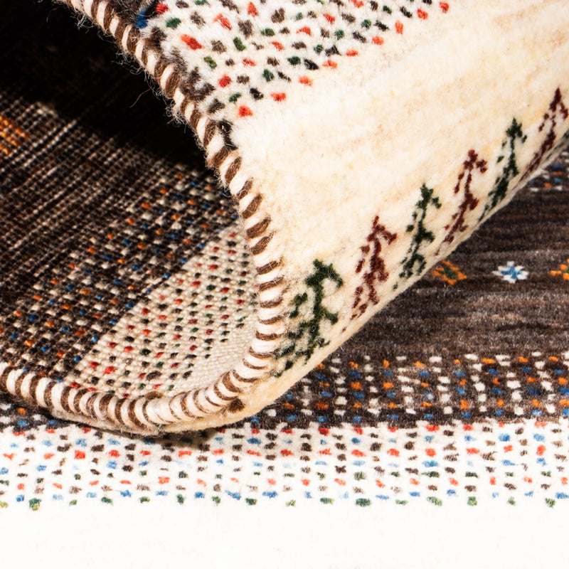 Loribaft Tapete 128x81cm - Perserteppich Wollteppich