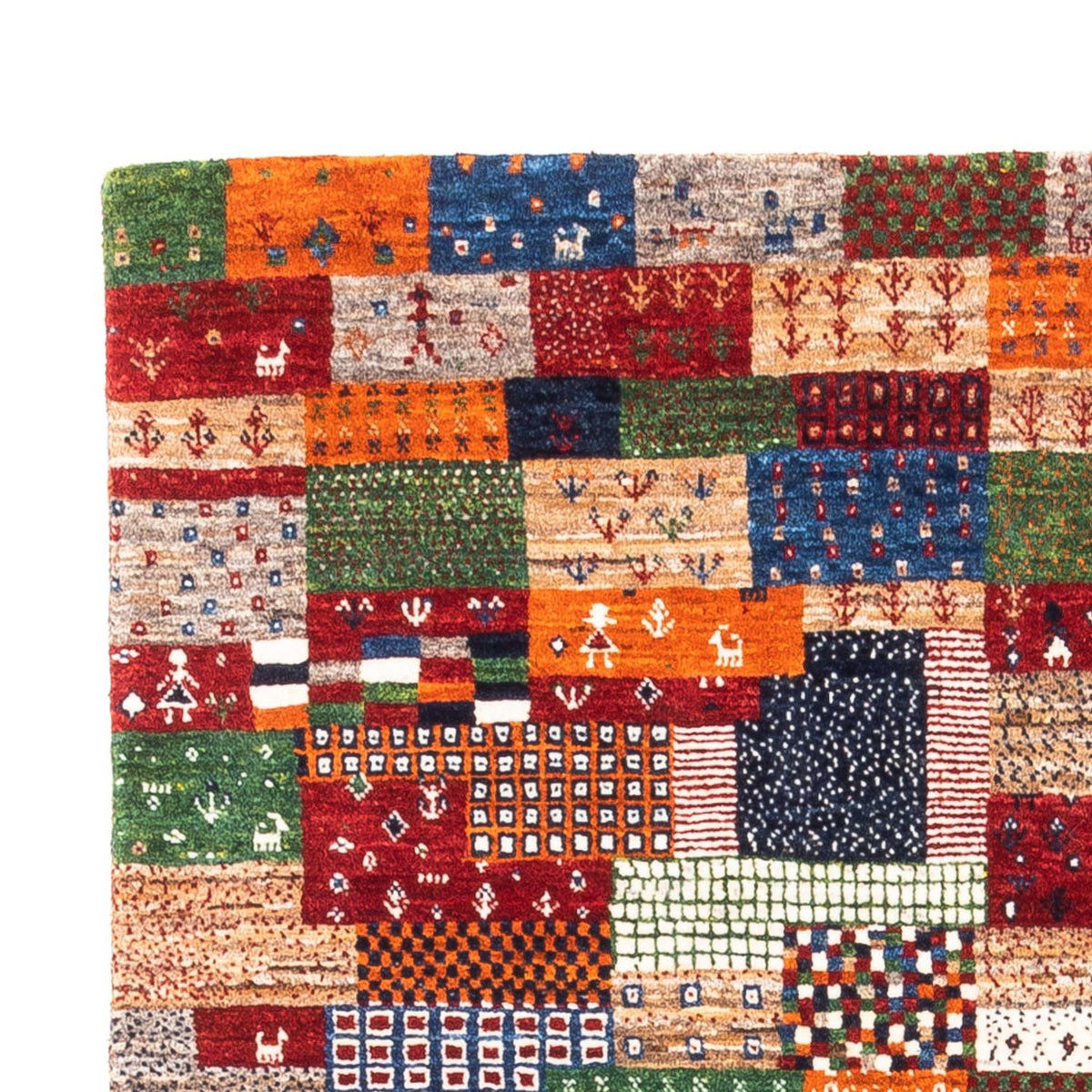 Loribaft Tapete 100x147cm - Perserteppich Wollteppich