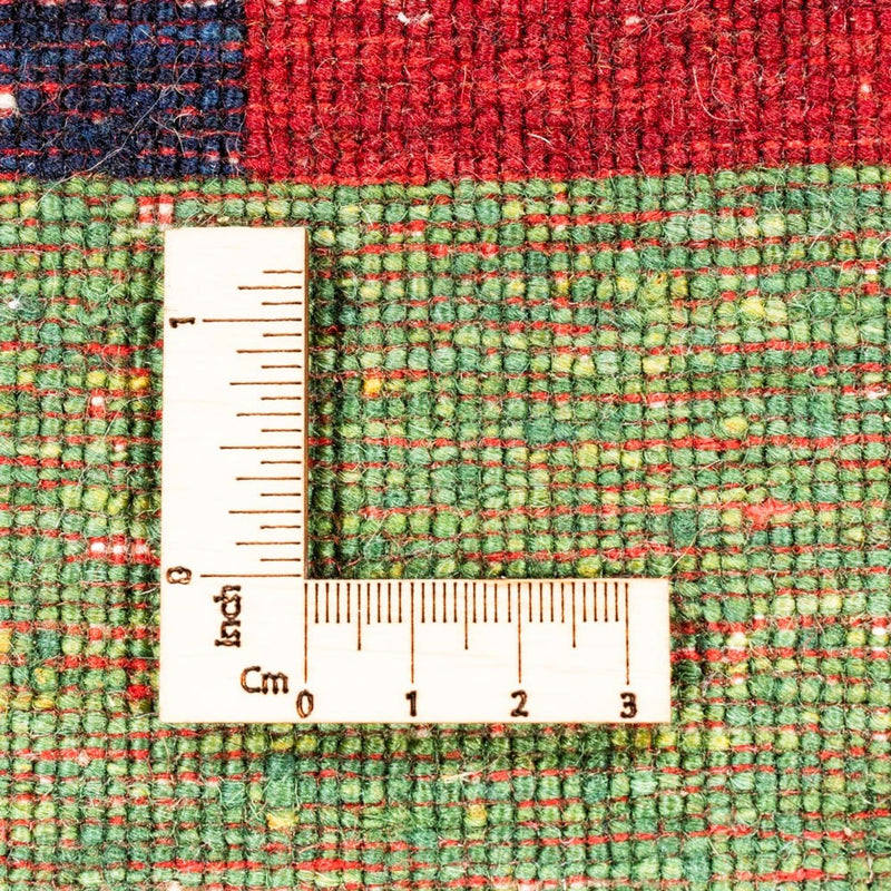 Gabbeh Teppich - Loribaft Perser - Royal quadratisch  - 129 x 120 cm - mehrfarbig