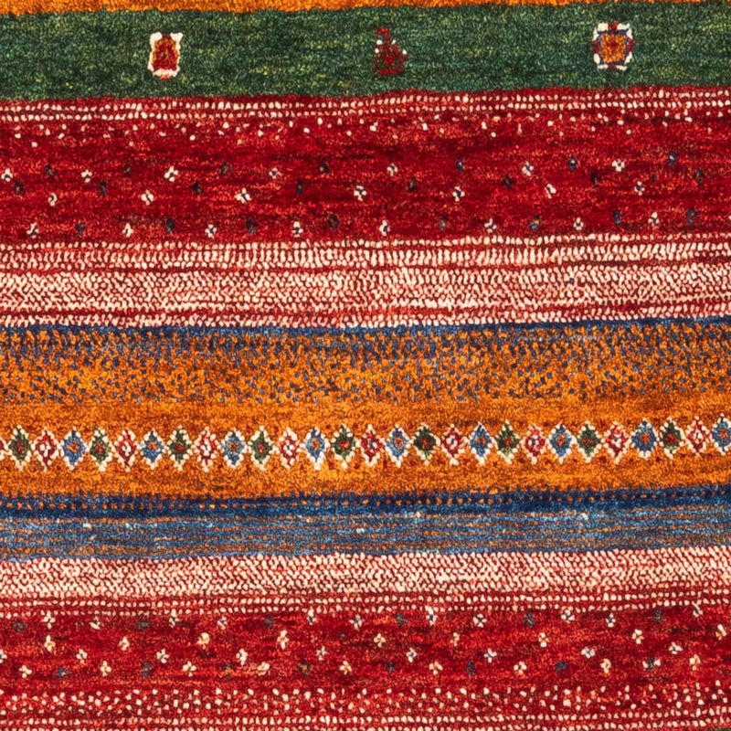 Tapete Gabbeh - Loribaft Persa - Real - 135 x 85 cm - multicolorido