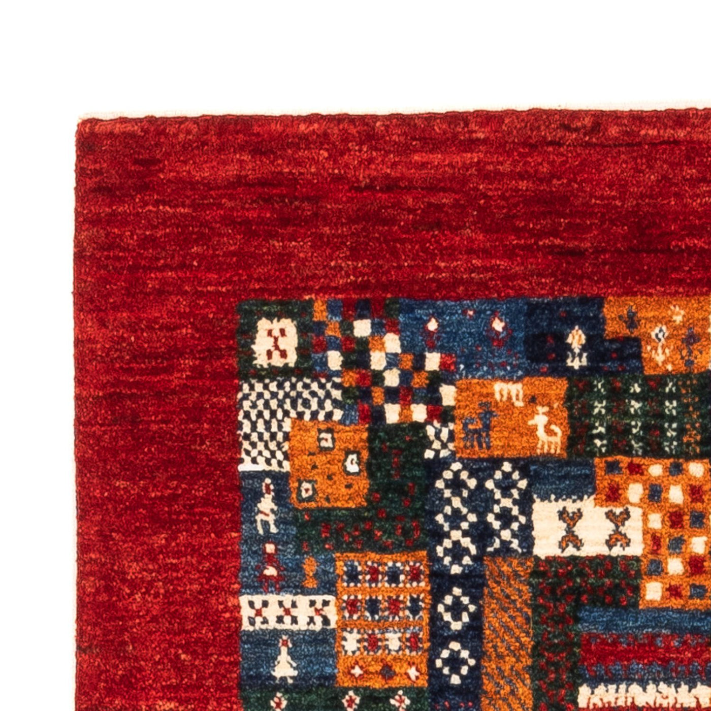 Loribaft Tapete 122x82cm - Perserteppich Wollteppich