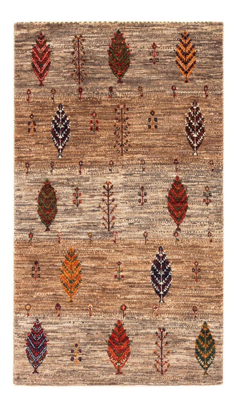 Tapete Gabbeh - Loribaft Persa - Real - 133 x 83 cm - cinzento
