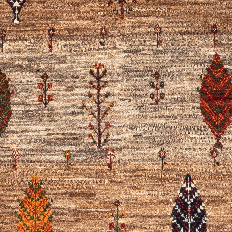 Tapete Gabbeh - Loribaft Persa - Real - 133 x 83 cm - cinzento