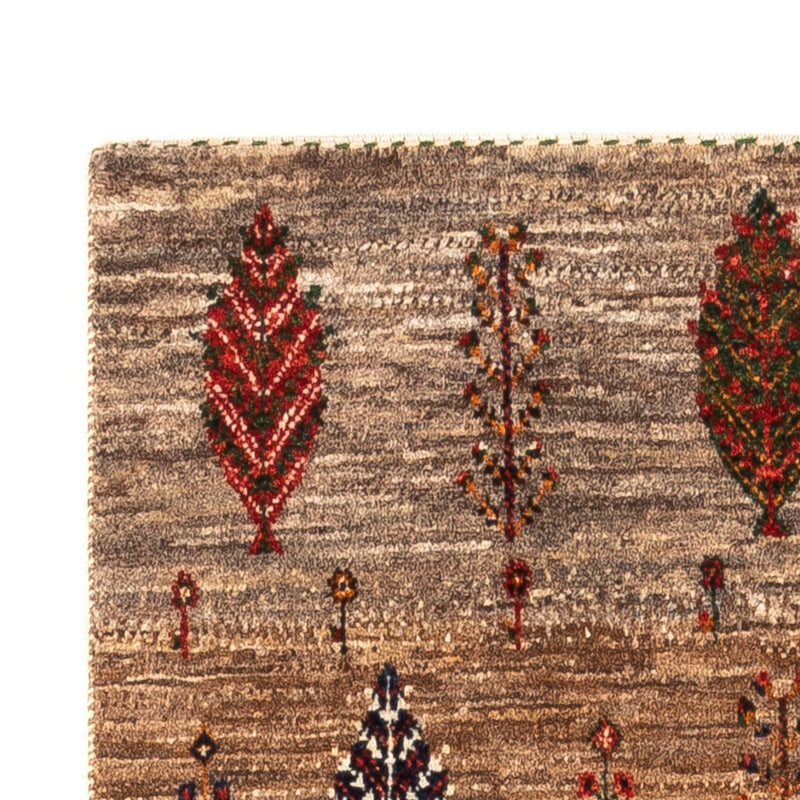 Tapete Gabbeh - Loribaft Persa - Real - 133 x 83 cm - cinzento