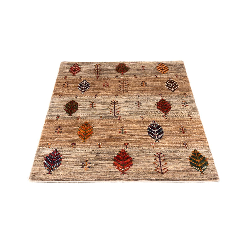 Tapete Gabbeh - Loribaft Persa - Real - 133 x 83 cm - cinzento