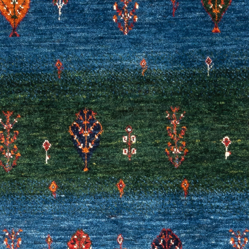 Tapete Gabbeh - Loribaft Persa - Real - 127 x 86 cm - multicolorido