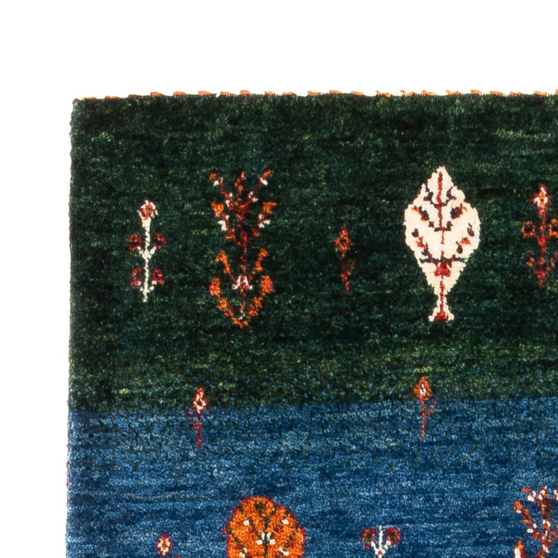 Tapete Gabbeh - Loribaft Persa - Real - 127 x 86 cm - multicolorido