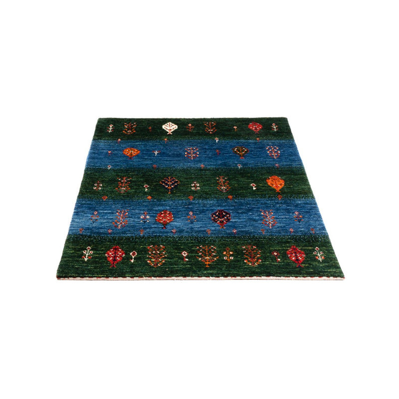Tapete Gabbeh - Loribaft Persa - Real - 127 x 86 cm - multicolorido