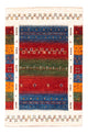 Tapete Gabbeh - Loribaft Persa - Real - 122 x 82 cm - multicolorido