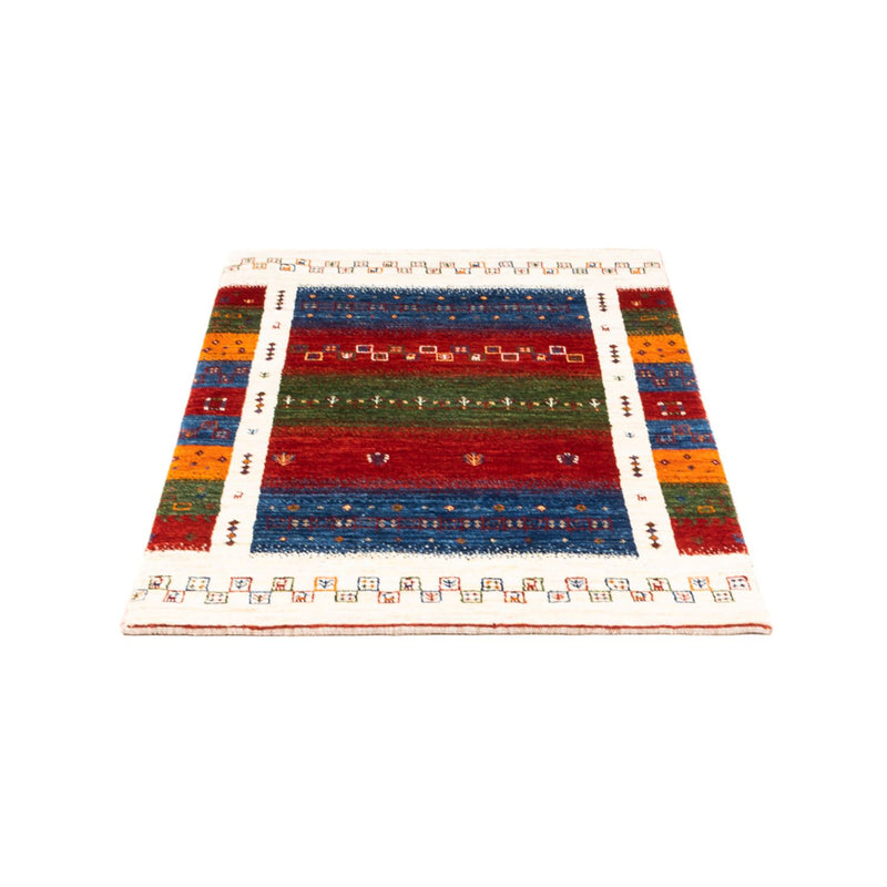 Tapete Gabbeh - Loribaft Persa - Real - 122 x 82 cm - multicolorido