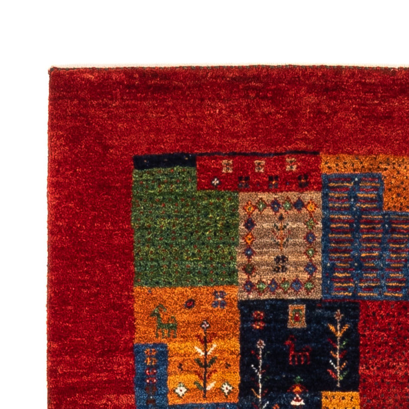 Tapete Gabbeh - Loribaft Persa - Real - 125 x 84 cm - multicolorido