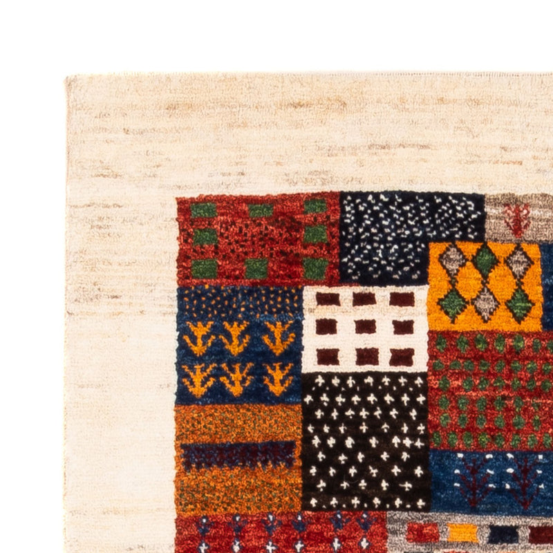 Tapete Gabbeh - Loribaft Persa - Real - 131 x 84 cm - multicolorido