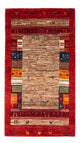 Tapete Gabbeh - Loribaft Persa - Real - 140 x 83 cm - multicolorido