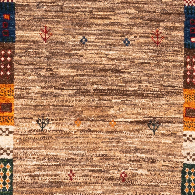 Tapete Gabbeh - Loribaft Persa - Real - 140 x 83 cm - multicolorido