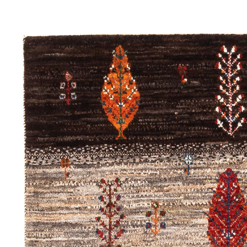 Tapete Gabbeh - Loribaft Persa - Real - 126 x 85 cm - multicolorido