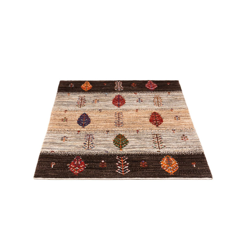 Tapete Gabbeh - Loribaft Persa - Real - 126 x 85 cm - multicolorido