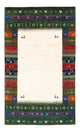 Tapete Gabbeh - Loribaft Persa - Real - 132 x 83 cm - multicolorido