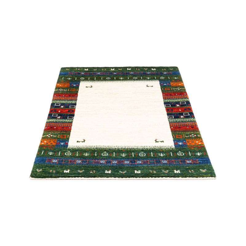 Tapete Gabbeh - Loribaft Persa - Real - 132 x 83 cm - multicolorido