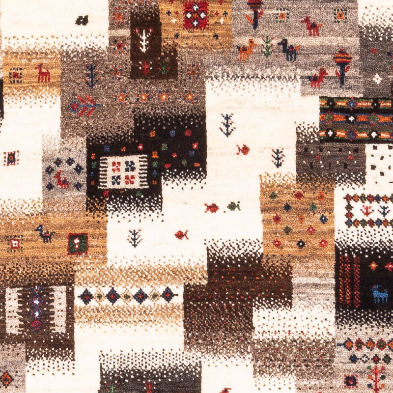 Tapete Gabbeh - Loribaft Persa - Real - 147 x 85 cm - cinzento