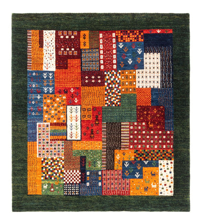 Loribaft Tapete 122x130cm - Perserteppich Wollteppich