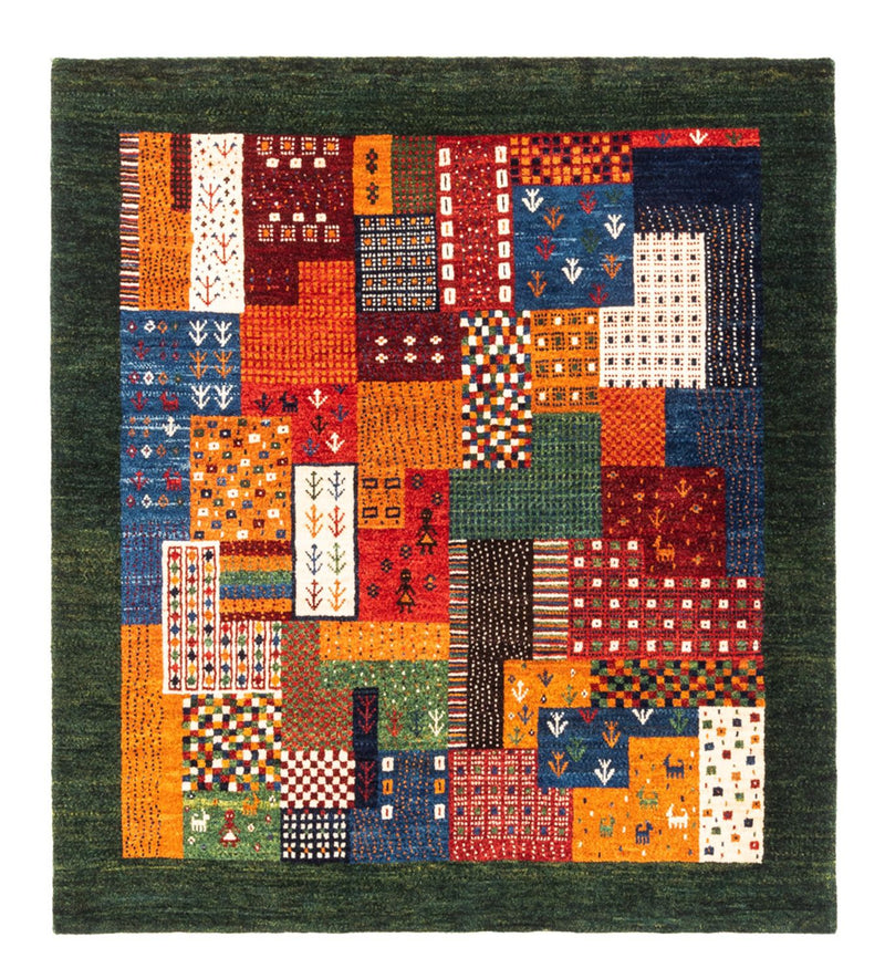 Loribaft Tapete 130x122cm - Perserteppich Wollteppich