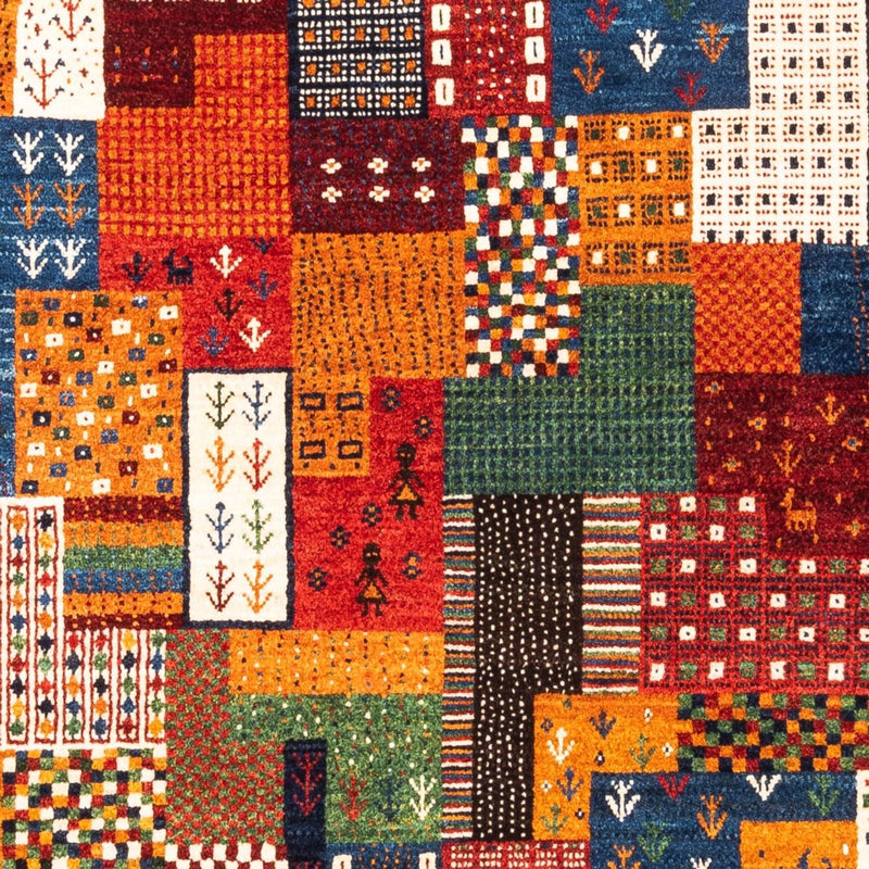 Loribaft Tapete 130x122cm - Perserteppich Wollteppich