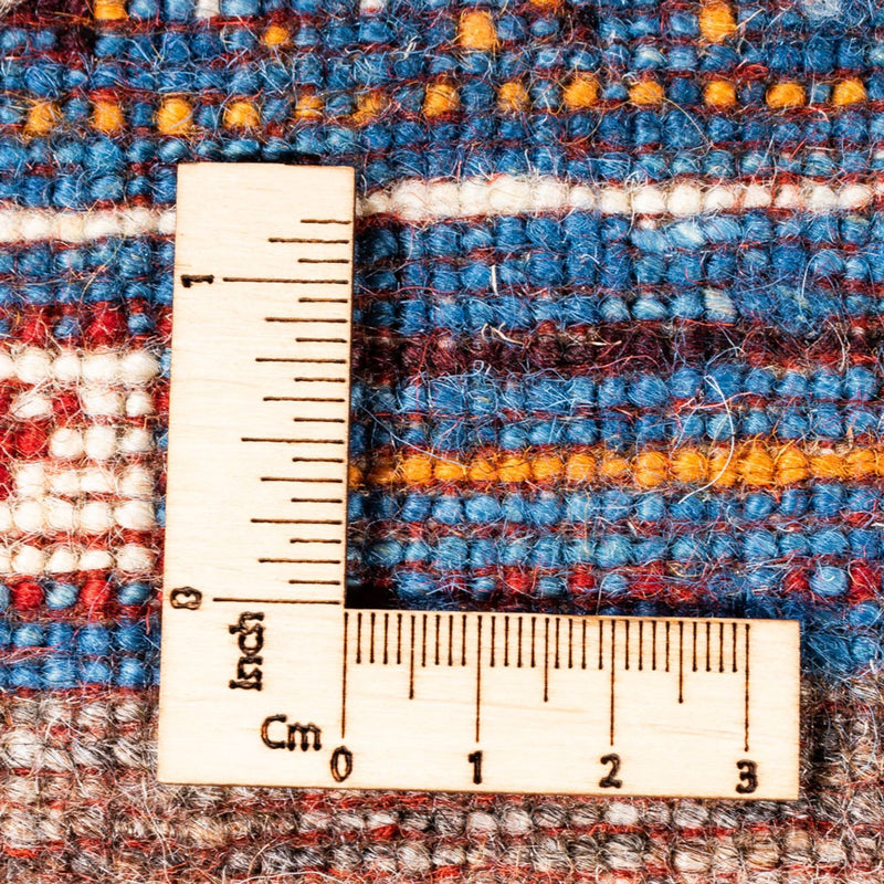 Tapete Gabbeh - Loribaft Persa - Real - 106 x 81 cm - multicolorido