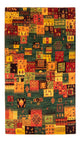 Tapete Gabbeh - Loribaft Persa - Real - 137 x 84 cm - multicolorido