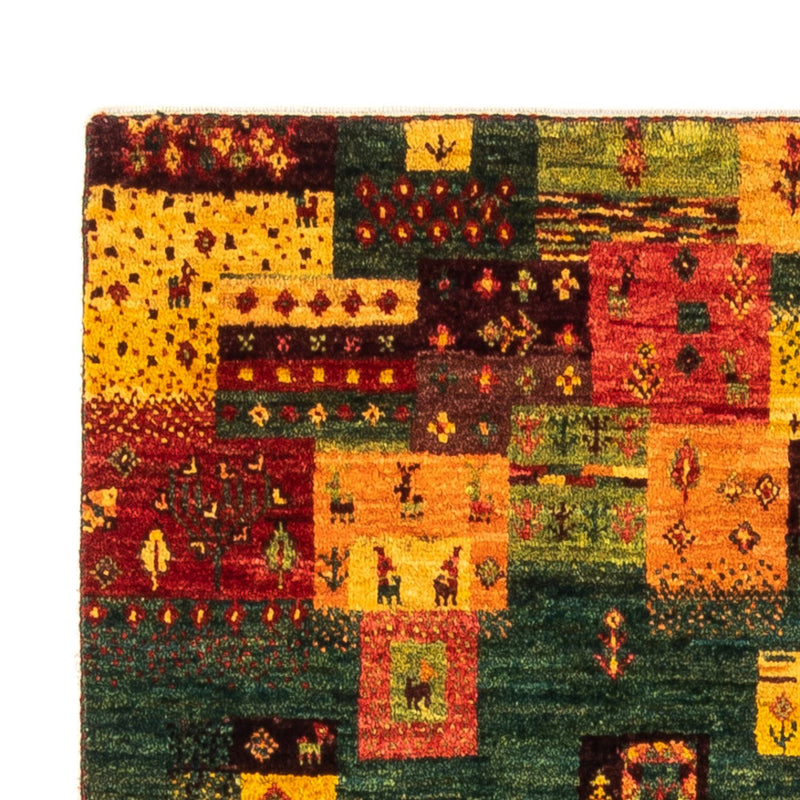Tapete Gabbeh - Loribaft Persa - Real - 137 x 84 cm - multicolorido