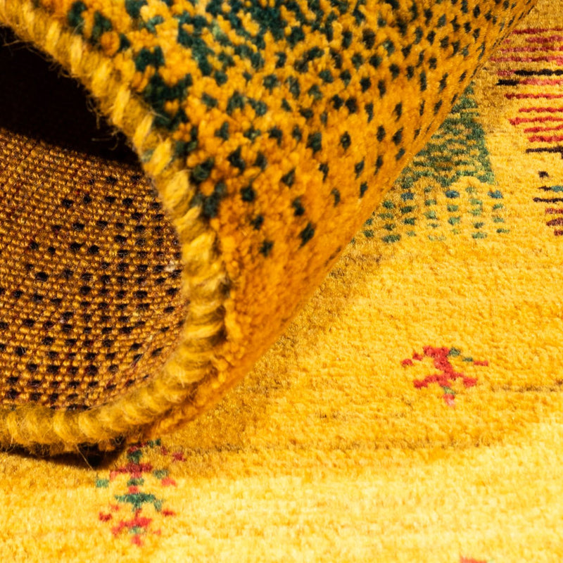 Tapete Gabbeh - Loribaft Persa - Real - 130 x 79 cm - multicolorido