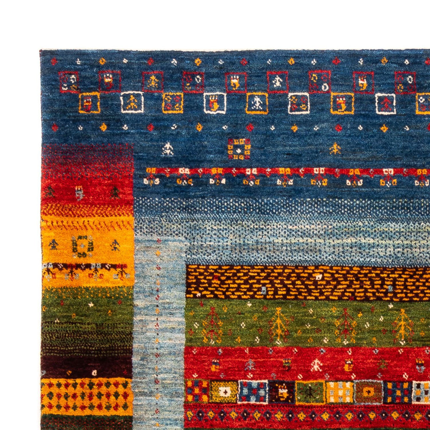 Loribaft Tapete 194x165cm - Perserteppich Wollteppich