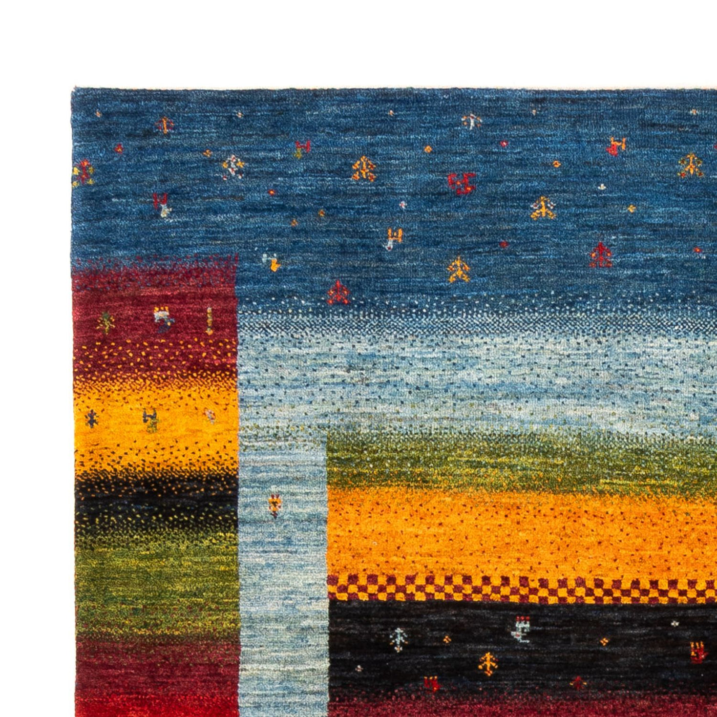 Loribaft Tapete 210x148cm - Perserteppich Wollteppich