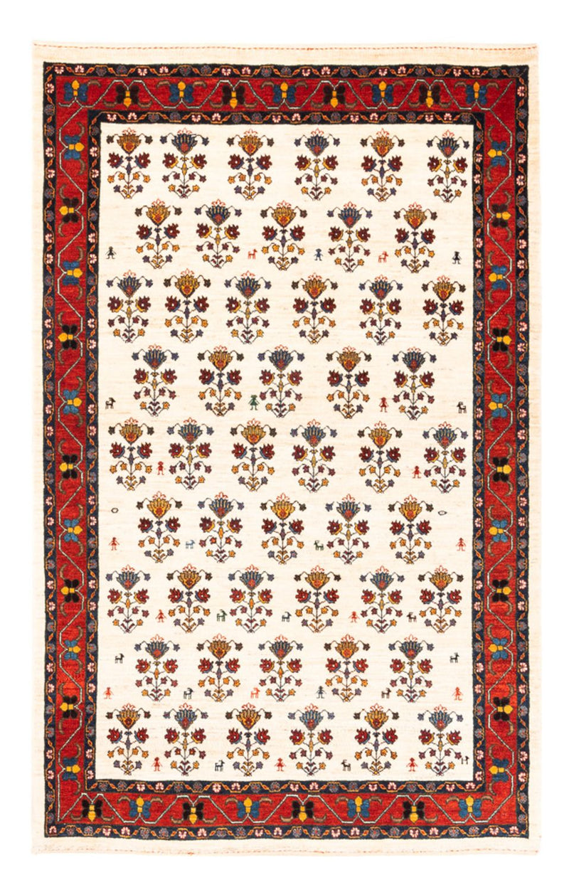Gabbeh Persisch Teppich 194x127cm - Perserteppich Wollteppich