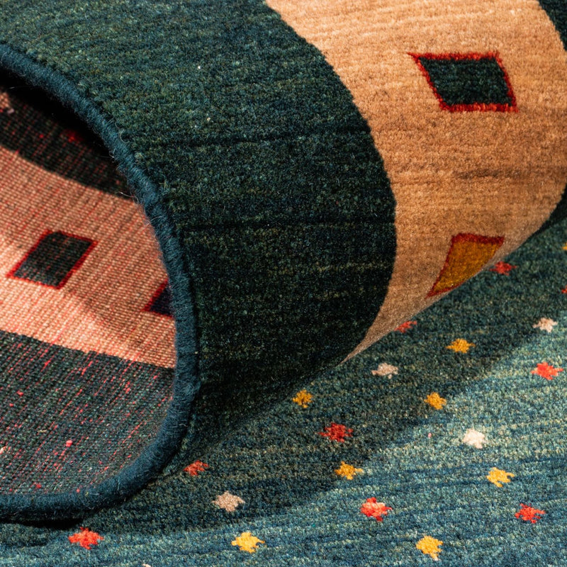 Gabbeh persa Tapete 226x86cm - Perserteppich Wollteppich