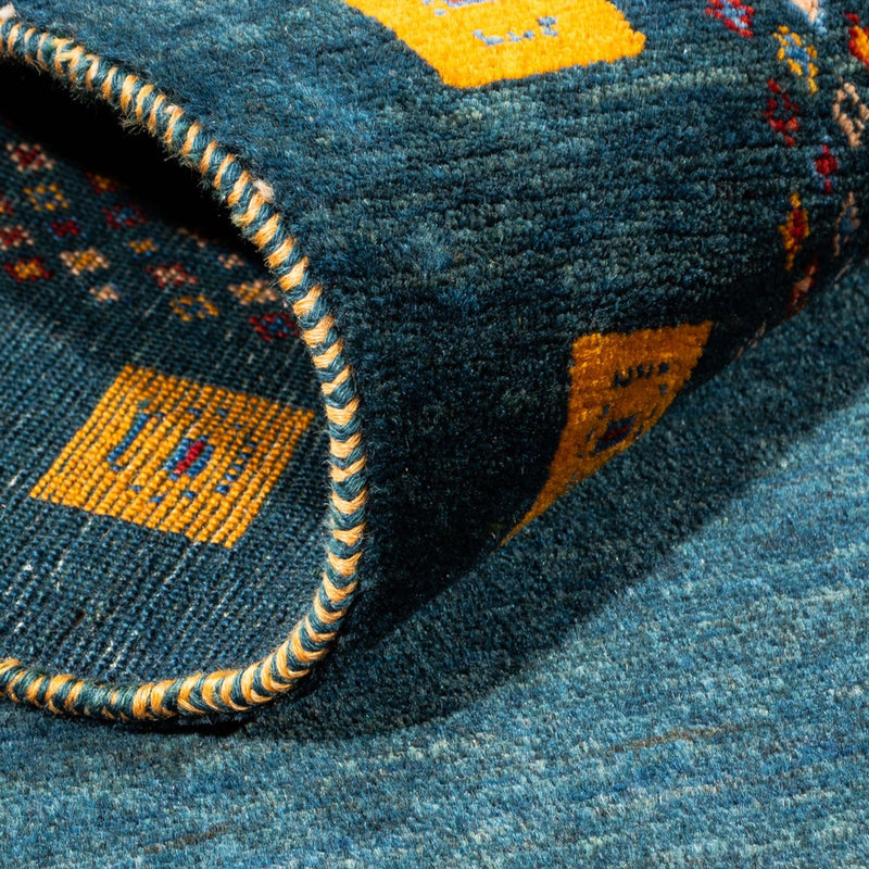 Gabbeh persa Tapete 200x85cm - Perserteppich Wollteppich