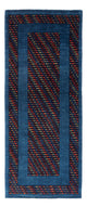 Gabbeh persa Tapete 196x82cm - Perserteppich Wollteppich