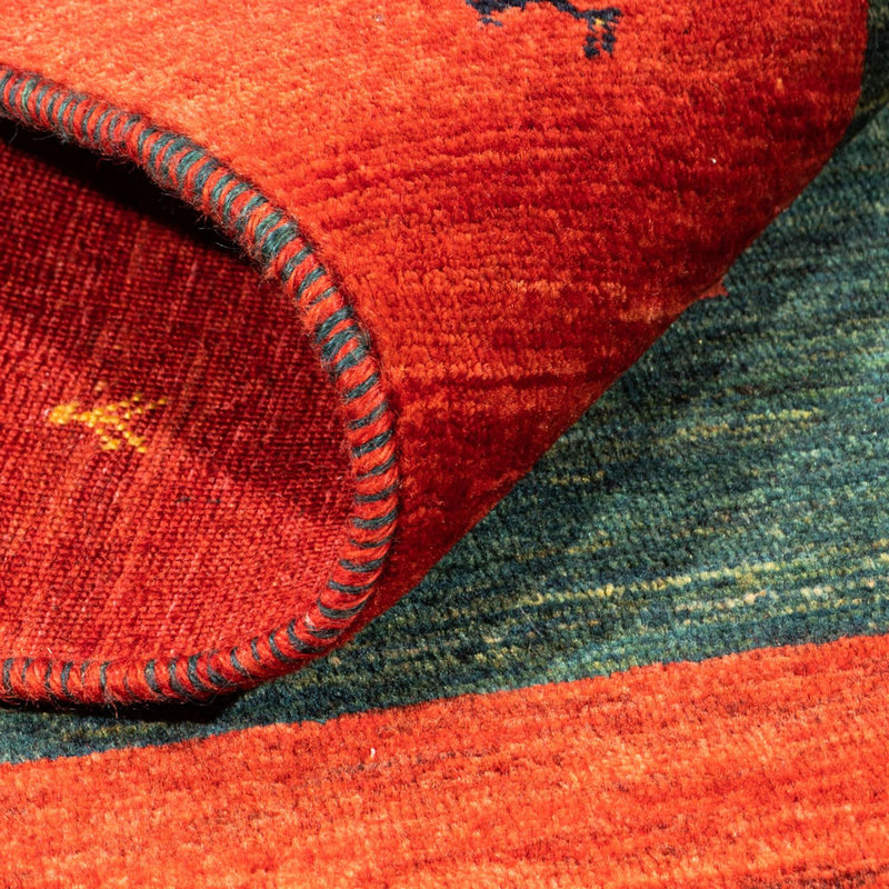 Gabbeh Persisch Teppich 122x78cm - Perserteppich Wollteppich