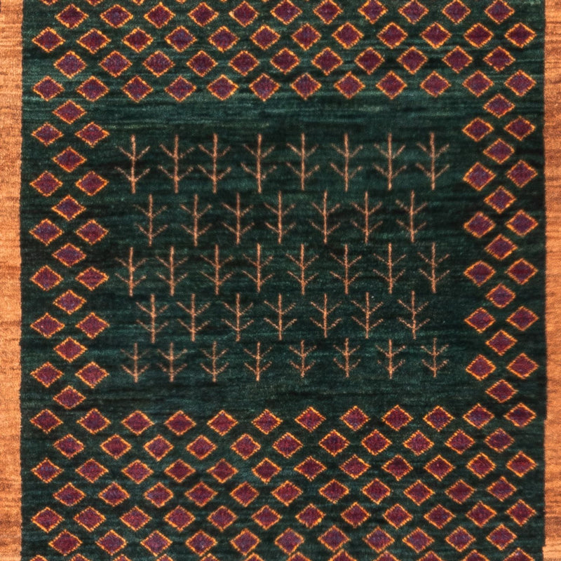 Gabbeh Persisch Teppich 146x100cm - Perserteppich Wollteppich